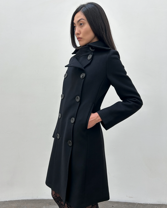 Patrizia Pepe Double-Breasted Wool Coat