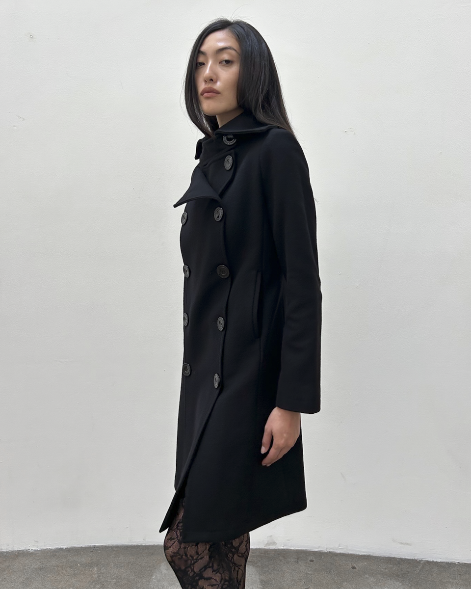 Patrizia Pepe Double-Breasted Wool Coat