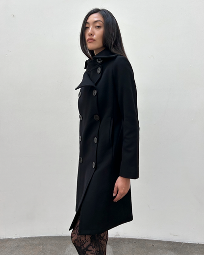 Patrizia Pepe Double-Breasted Wool Coat