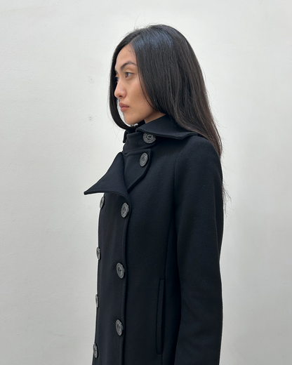 Patrizia Pepe Double-Breasted Wool Coat
