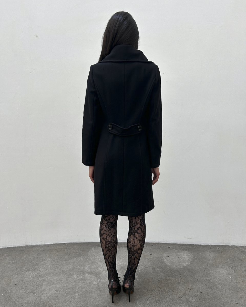 Patrizia Pepe Double-Breasted Wool Coat