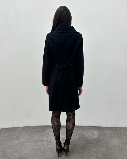 Patrizia Pepe Double-Breasted Wool Coat