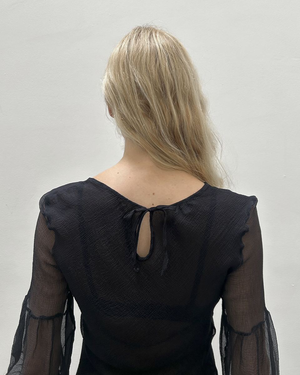 Emporio Armani Sheer Silk Blouse