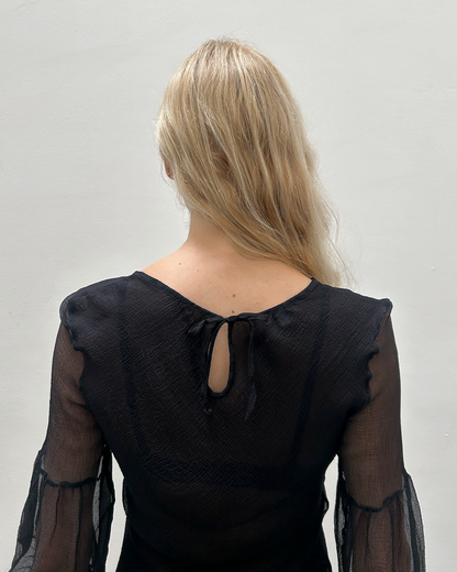 Emporio Armani Sheer Silk Blouse