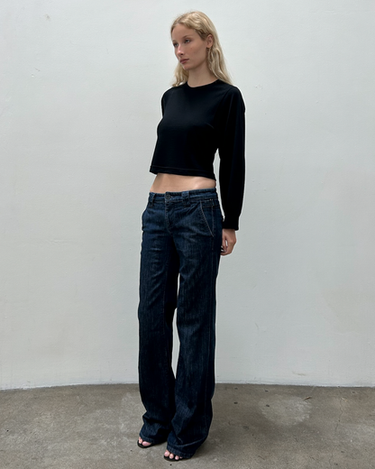Notify Dark-Wash Buckle Denim