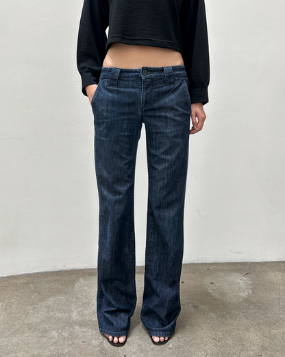 Notify Dark-Wash Buckle Denim