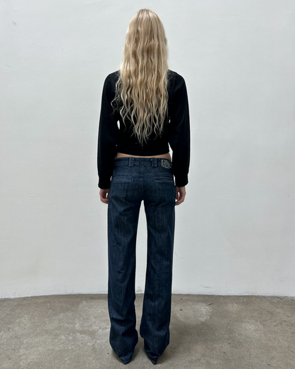 Notify Dark-Wash Buckle Denim
