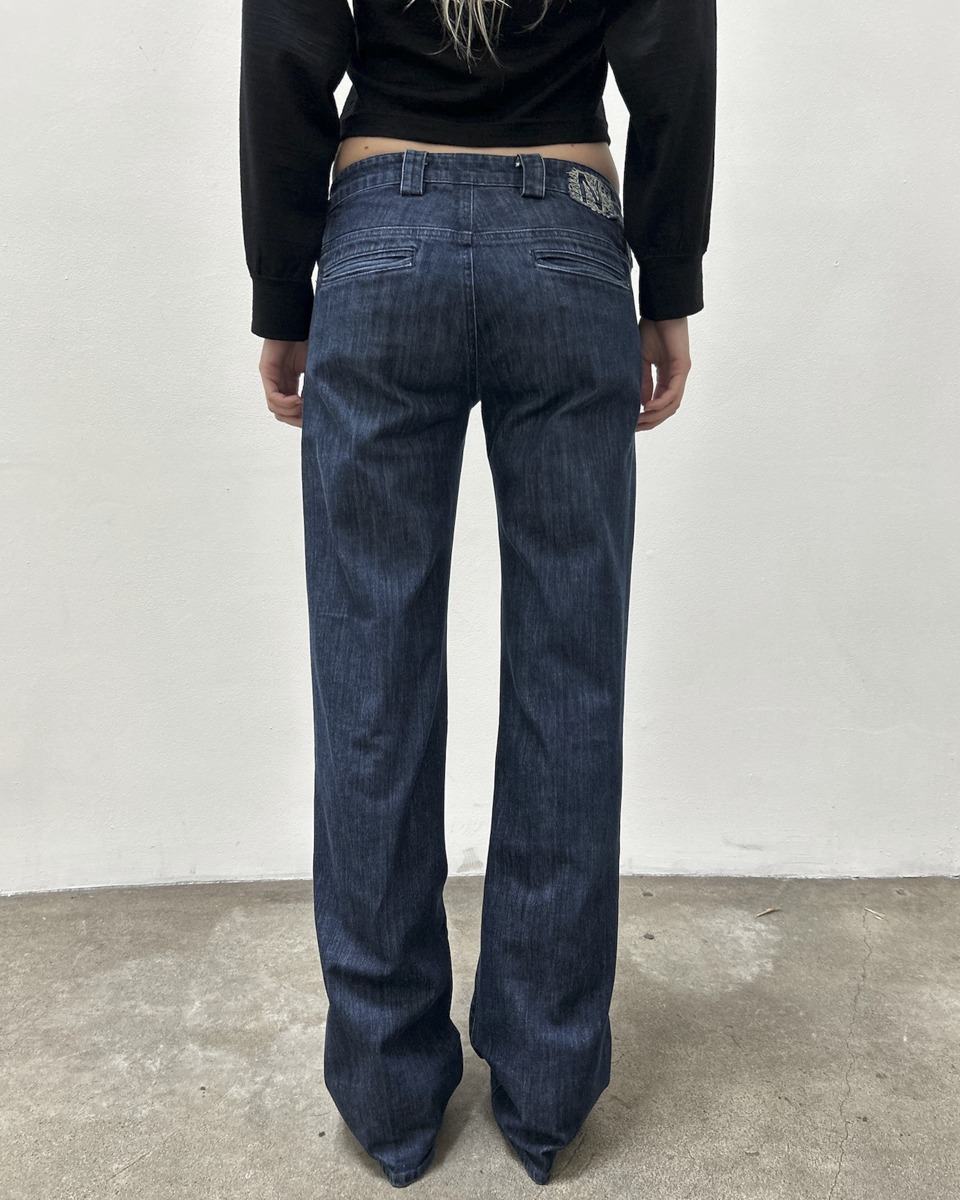 Notify Dark-Wash Buckle Denim