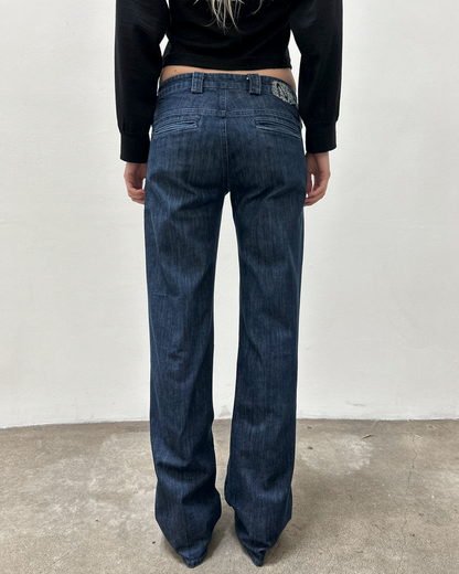Notify Dark-Wash Buckle Denim