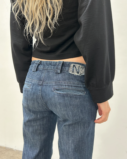 Notify Dark-Wash Buckle Denim