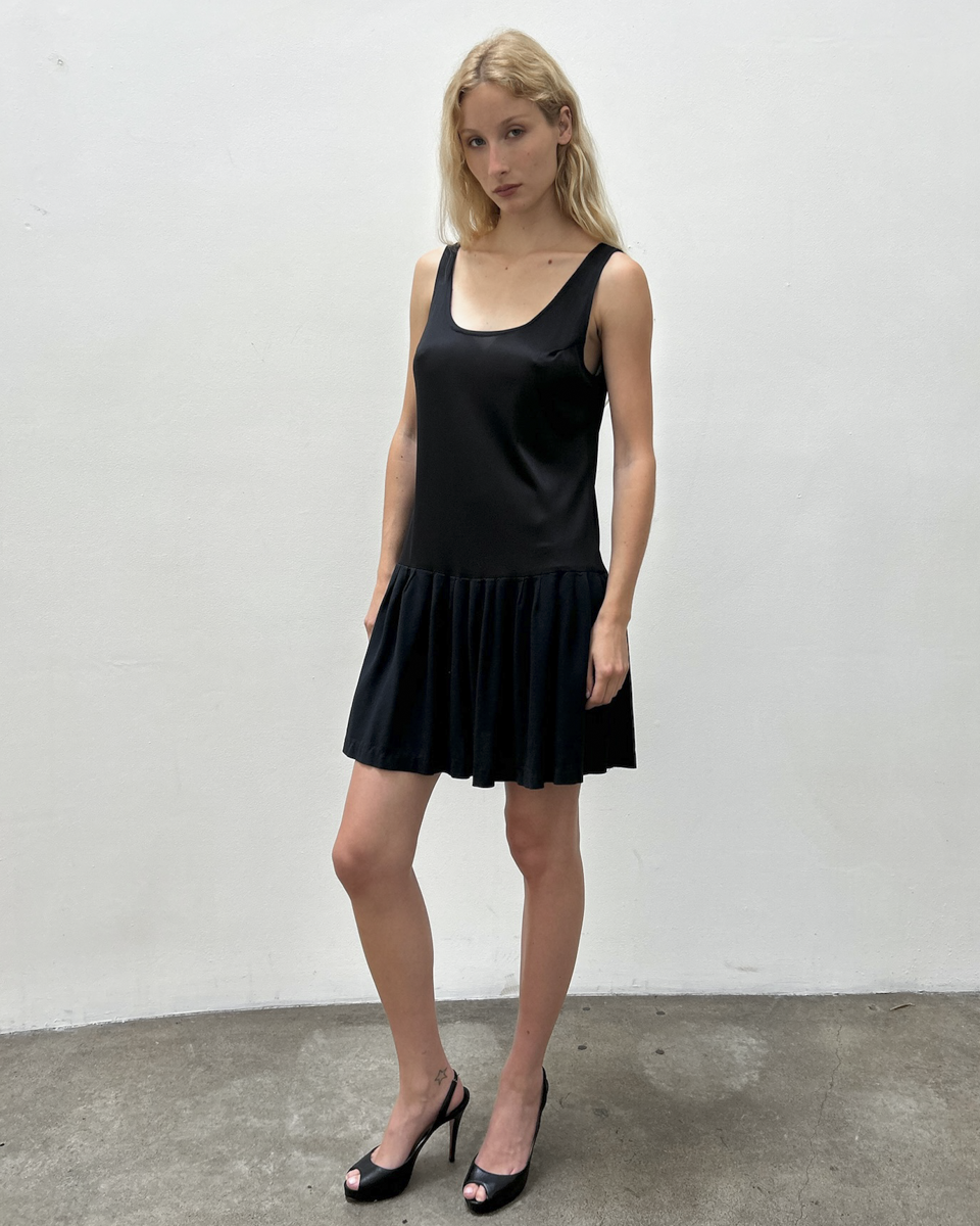 Vintage Sheer Drop-Waist Dress