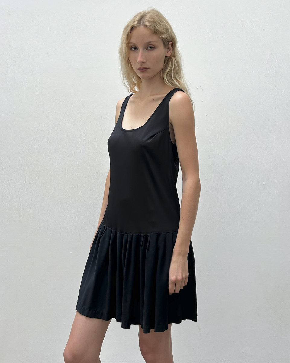Vintage Sheer Drop-Waist Dress