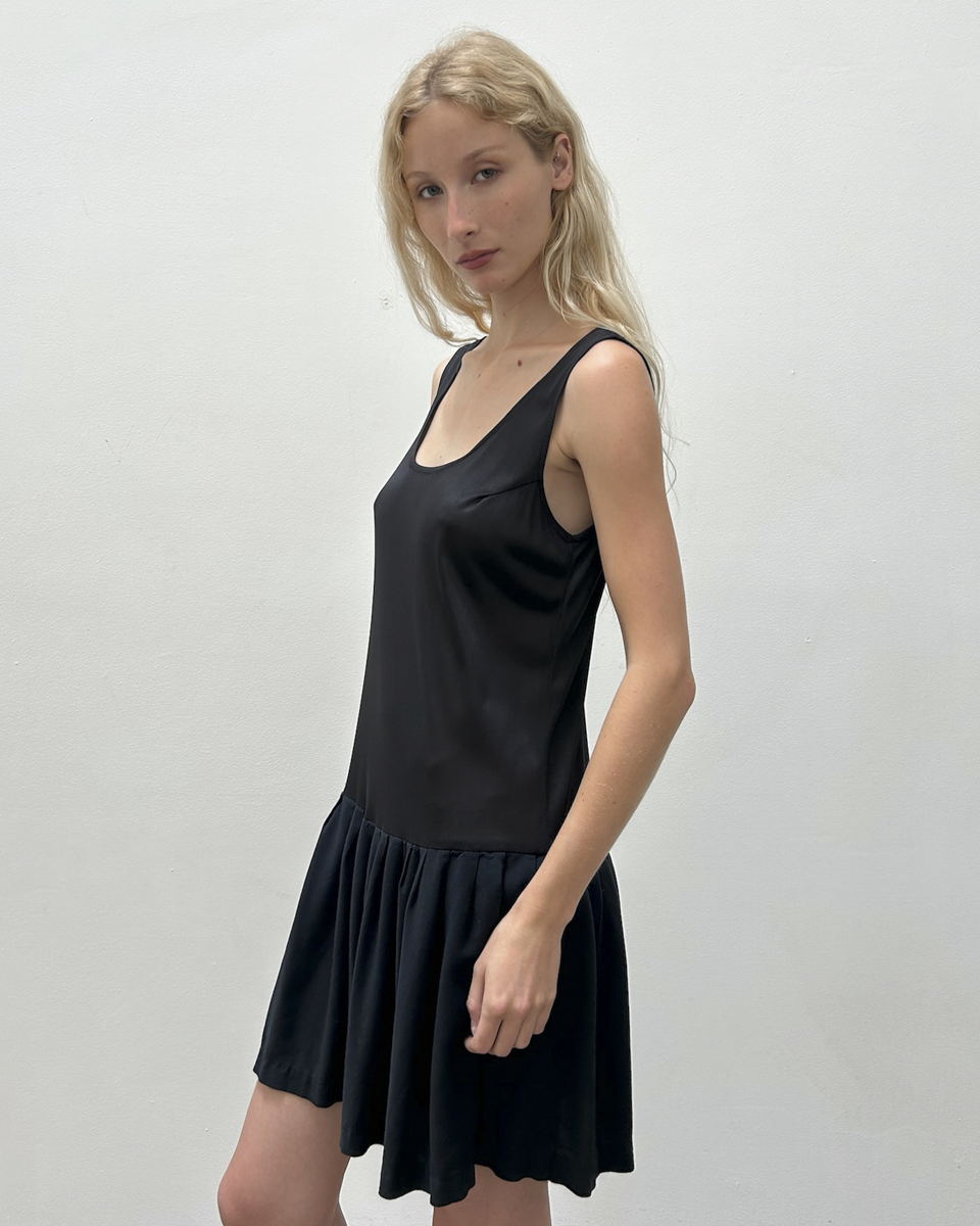 Vintage Sheer Drop-Waist Dress
