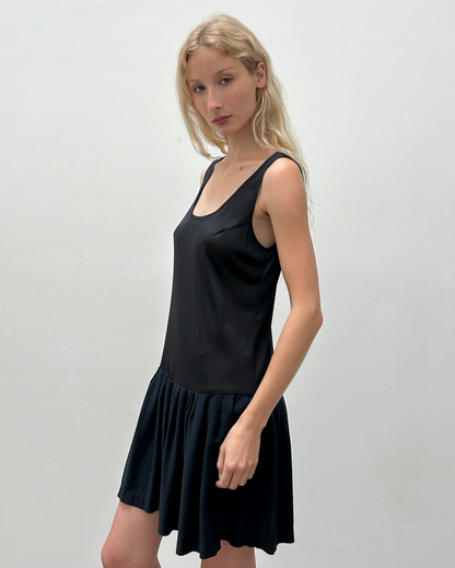 Vintage Sheer Drop-Waist Dress