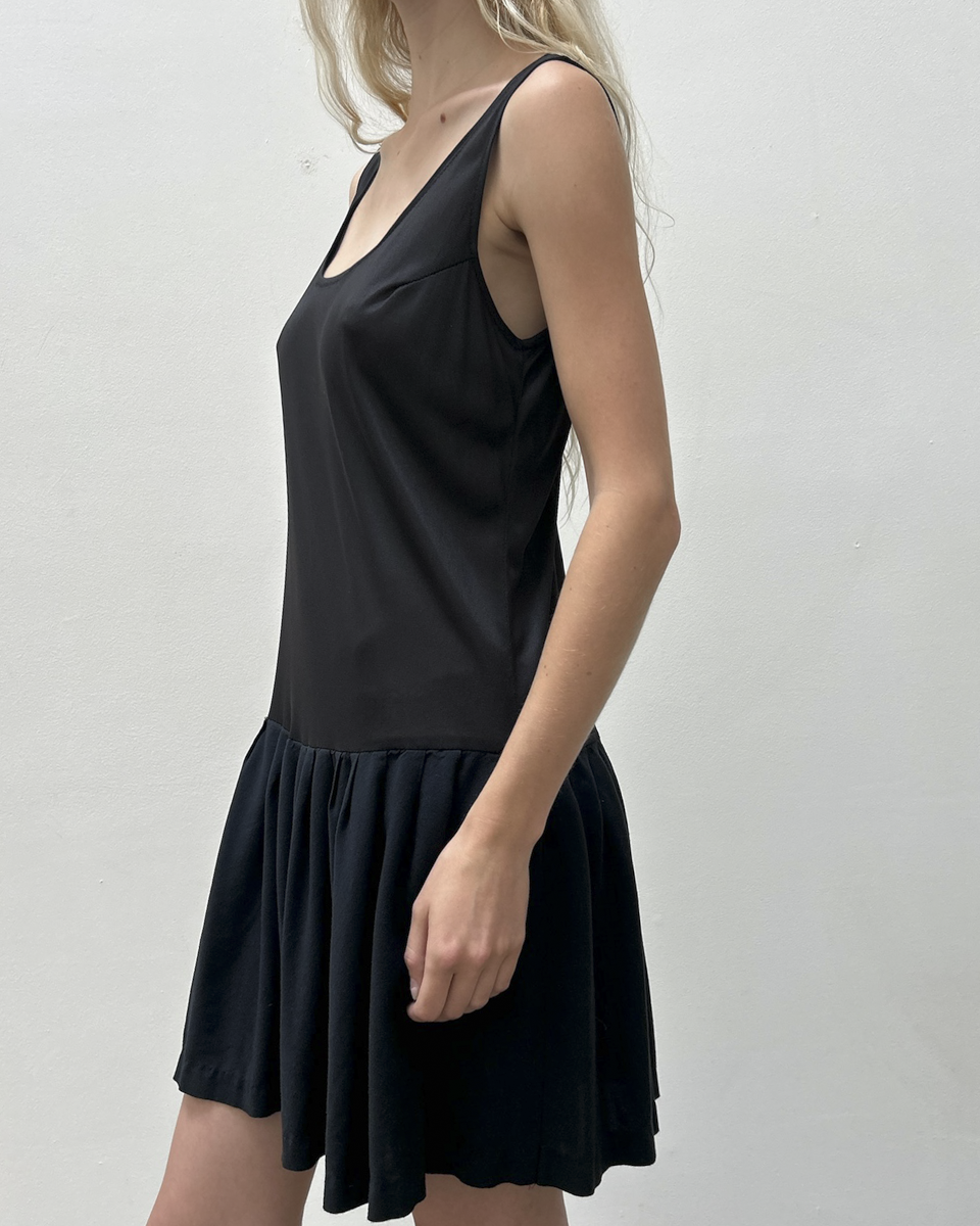 Vintage Sheer Drop-Waist Dress