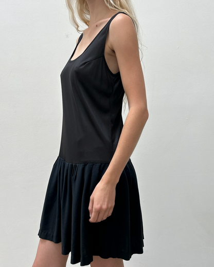 Vintage Sheer Drop-Waist Dress