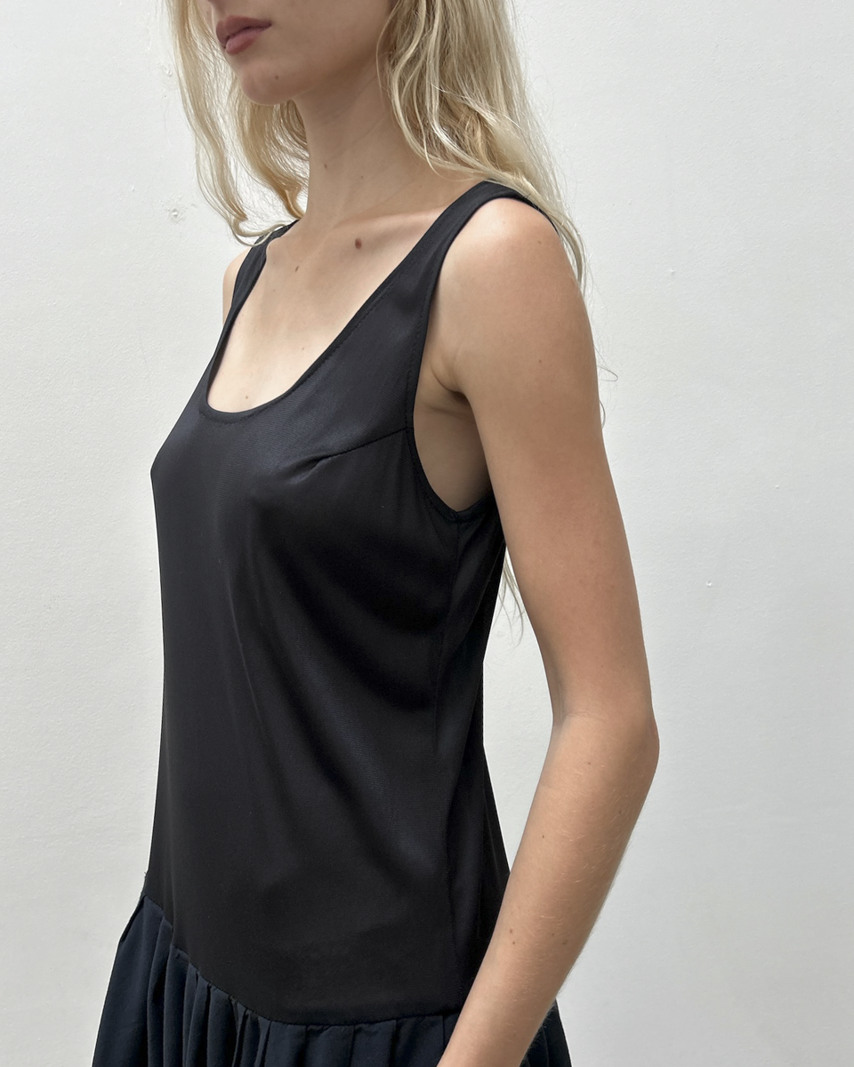 Vintage Sheer Drop-Waist Dress