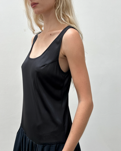 Vintage Sheer Drop-Waist Dress