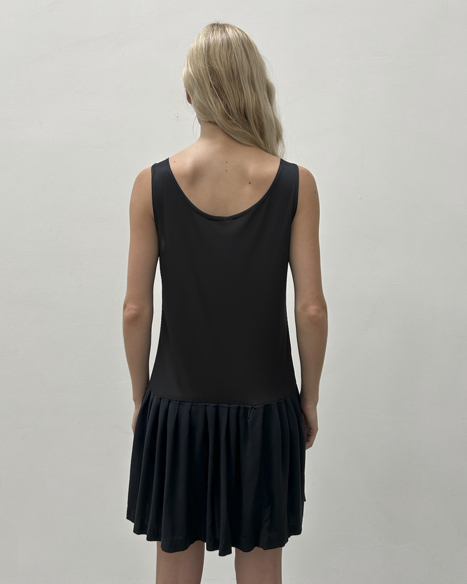 Vintage Sheer Drop-Waist Dress