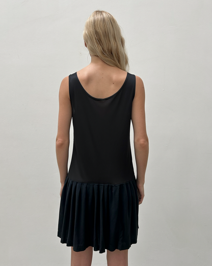 Vintage Sheer Drop-Waist Dress