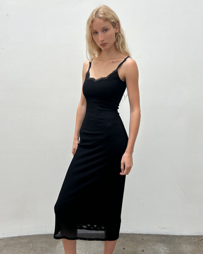Anna Molinari Lace-Trim Dress