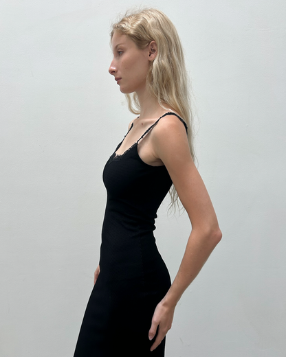 Anna Molinari Lace-Trim Dress