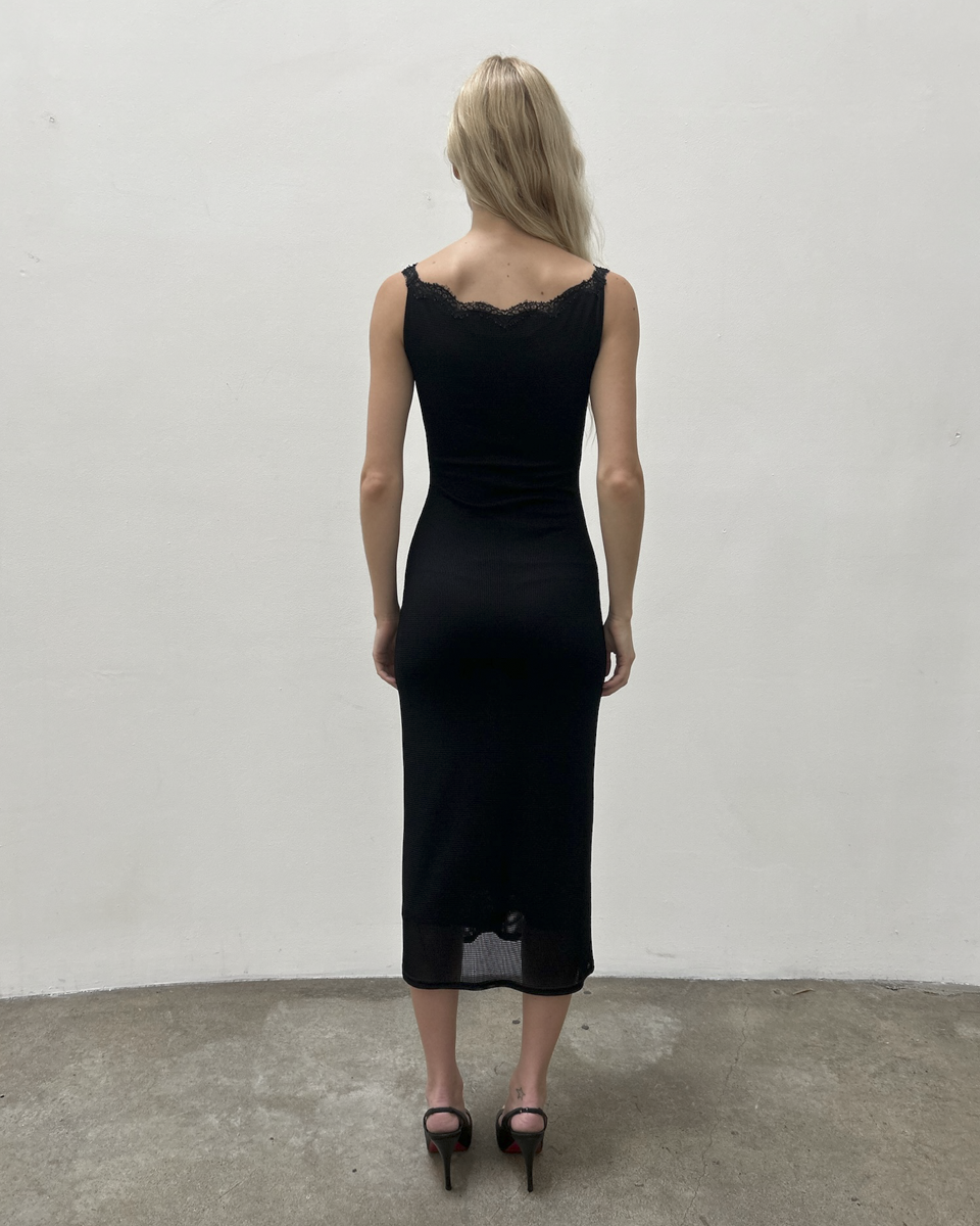 Anna Molinari Lace-Trim Dress