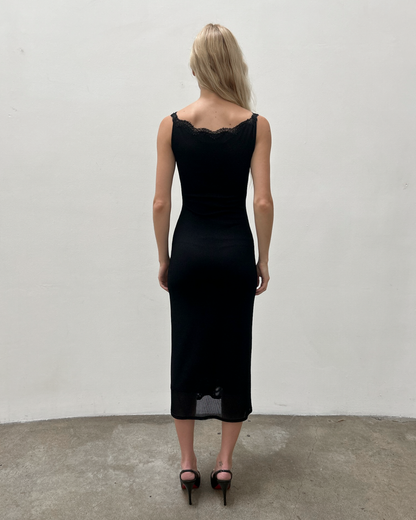 Anna Molinari Lace-Trim Dress