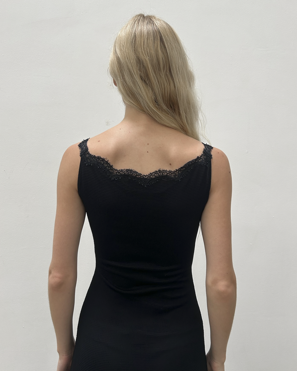 Anna Molinari Lace-Trim Dress