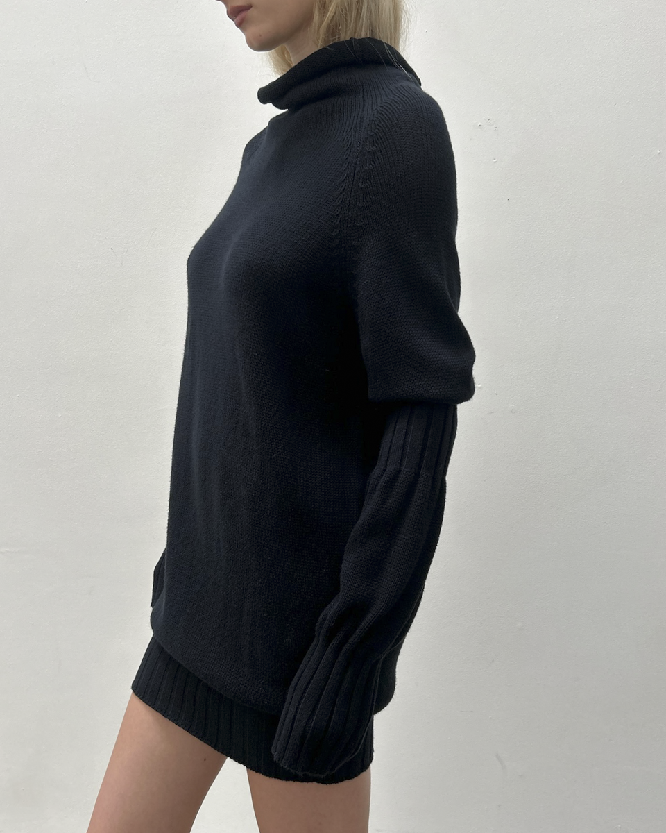 Y's Yohji Yamamoto Funnel Neck Dress