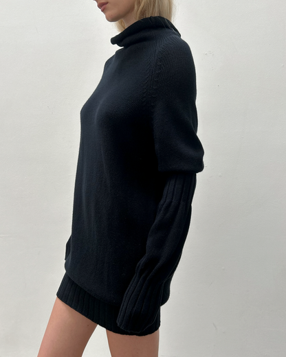 Y's Yohji Yamamoto Funnel Neck Dress