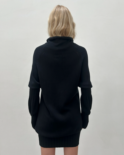 Y's Yohji Yamamoto Funnel Neck Dress