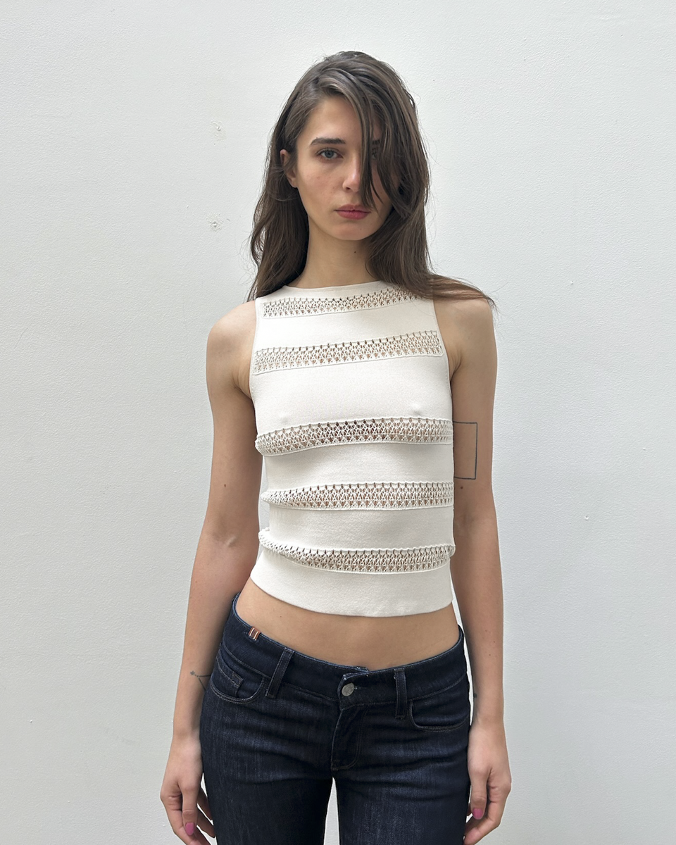 Alaïa Knit Sleeveless Top