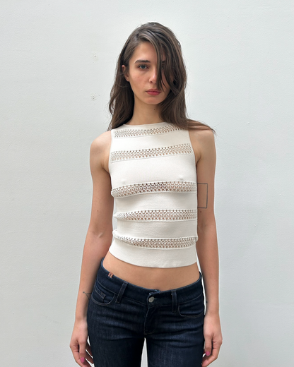 Alaïa Knit Sleeveless Top
