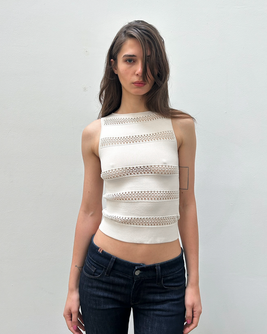 Alaïa Knit Sleeveless Top