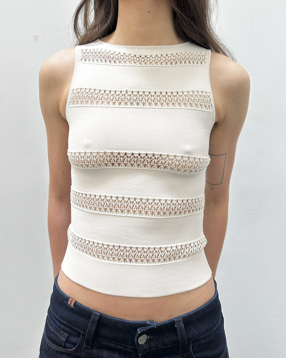 Alaïa Knit Sleeveless Top