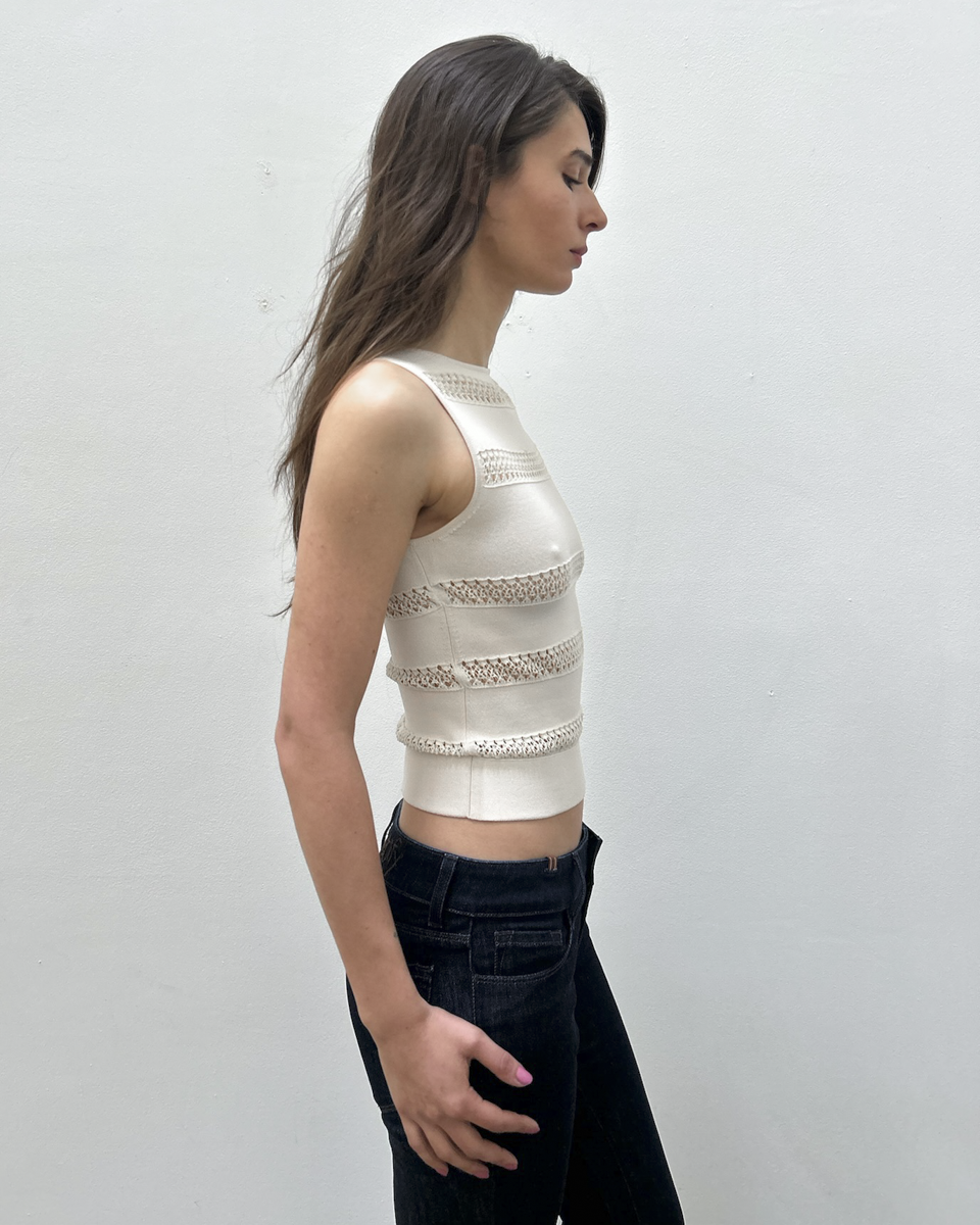 Alaïa Knit Sleeveless Top