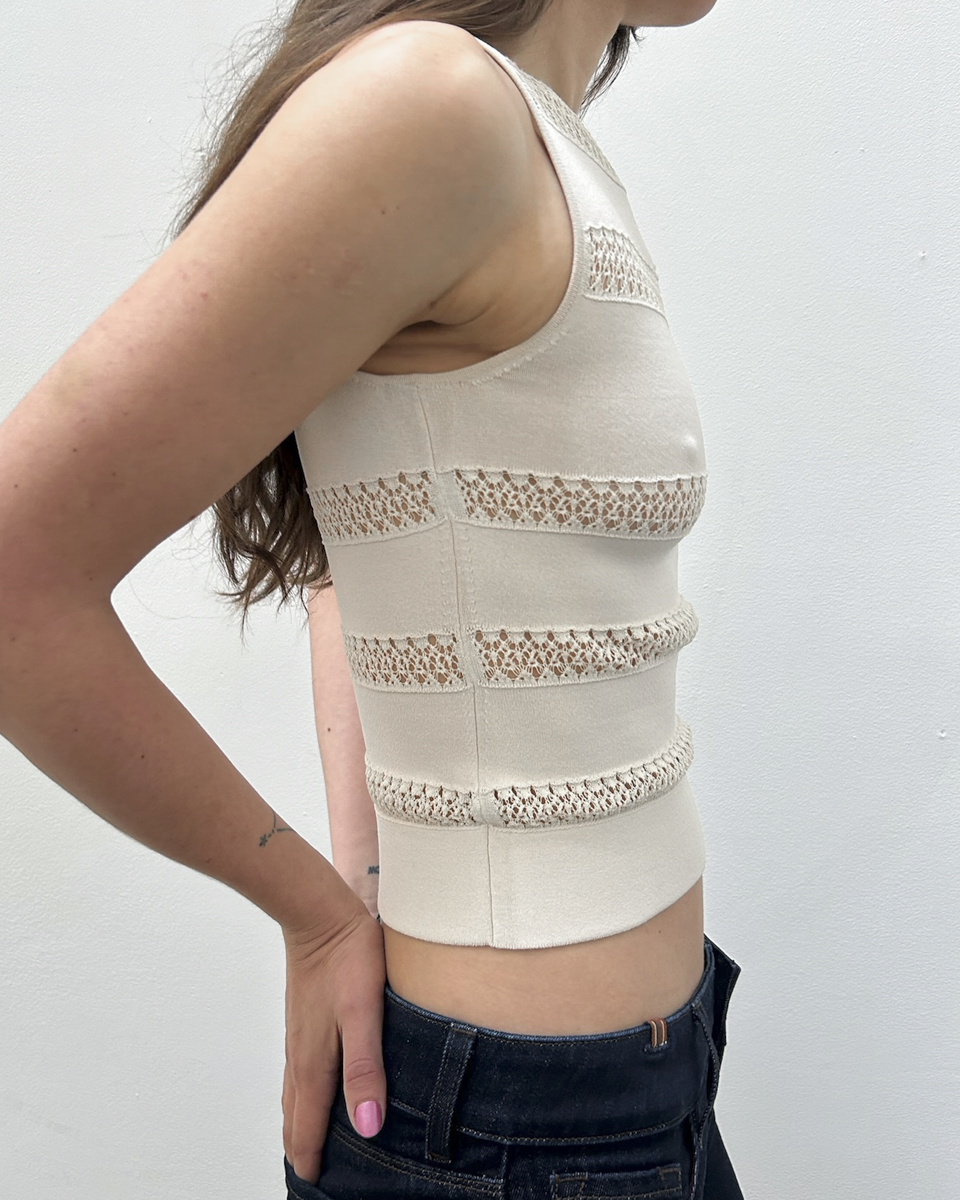 Alaïa Knit Sleeveless Top