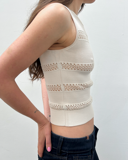Alaïa Knit Sleeveless Top