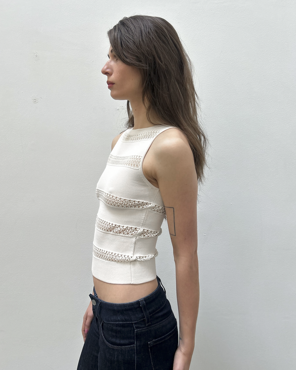 Alaïa Knit Sleeveless Top