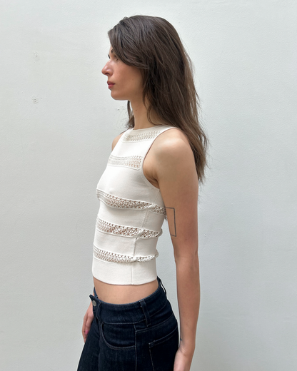 Alaïa Knit Sleeveless Top