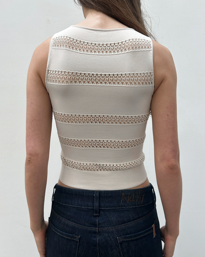 Alaïa Knit Sleeveless Top