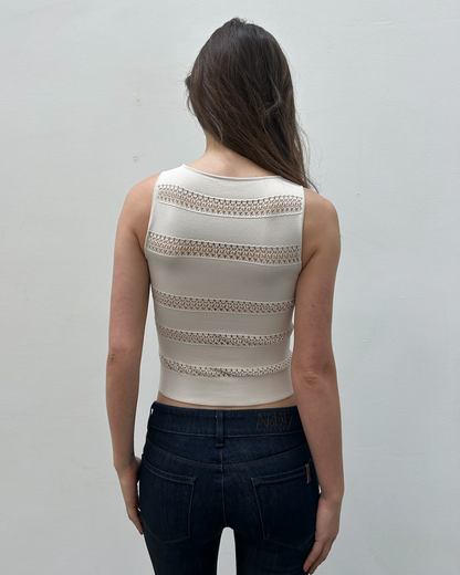 Alaïa Knit Sleeveless Top
