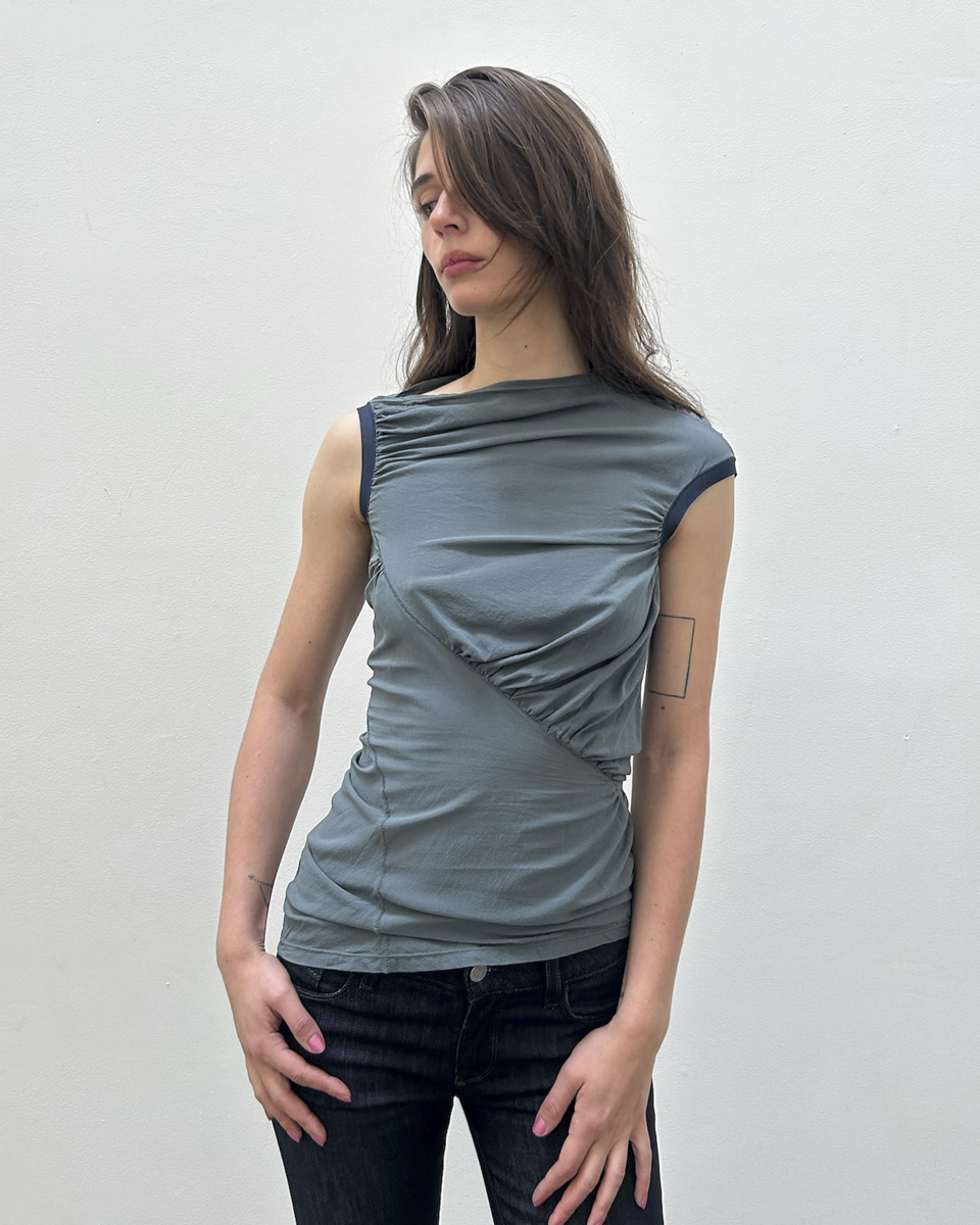 Balenciaga by Nicolas Ghesquière FW2009 Silk Top