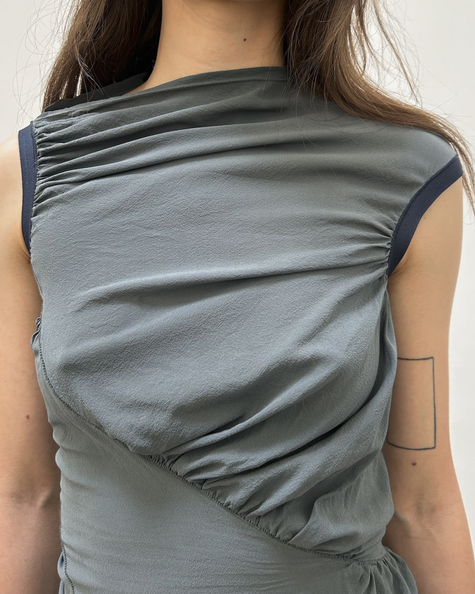 Balenciaga by Nicolas Ghesquière FW2009 Silk Top