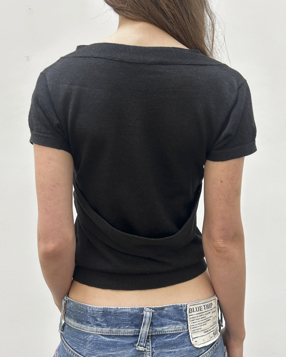Gucci FW2007 Mock Neck Knit Top