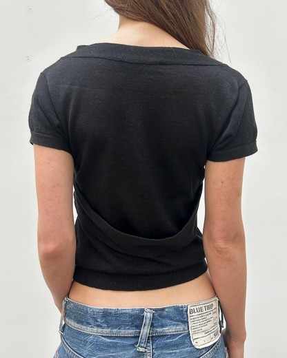 Gucci FW2007 Mock Neck Knit Top