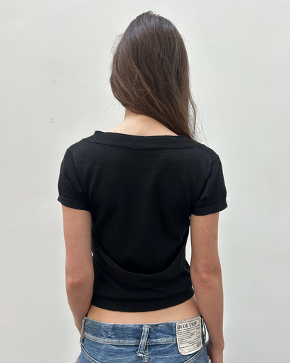 Gucci FW2007 Mock Neck Knit Top