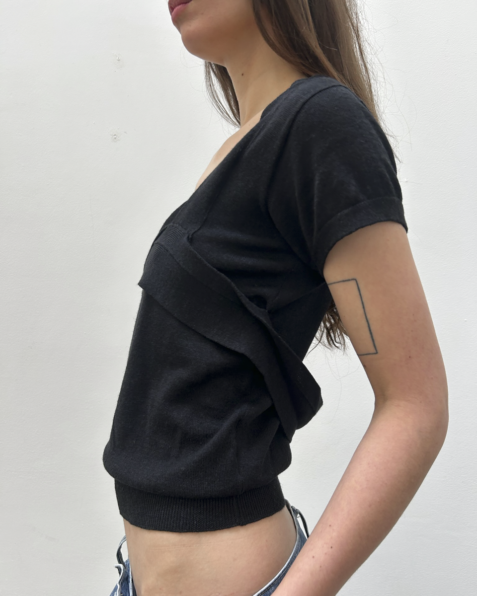 Gucci FW2007 Mock Neck Knit Top