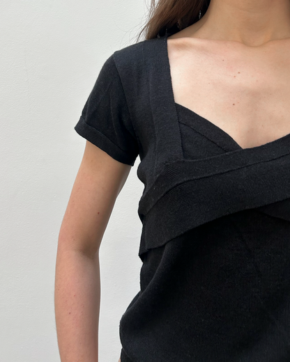 Gucci FW2007 Mock Neck Knit Top